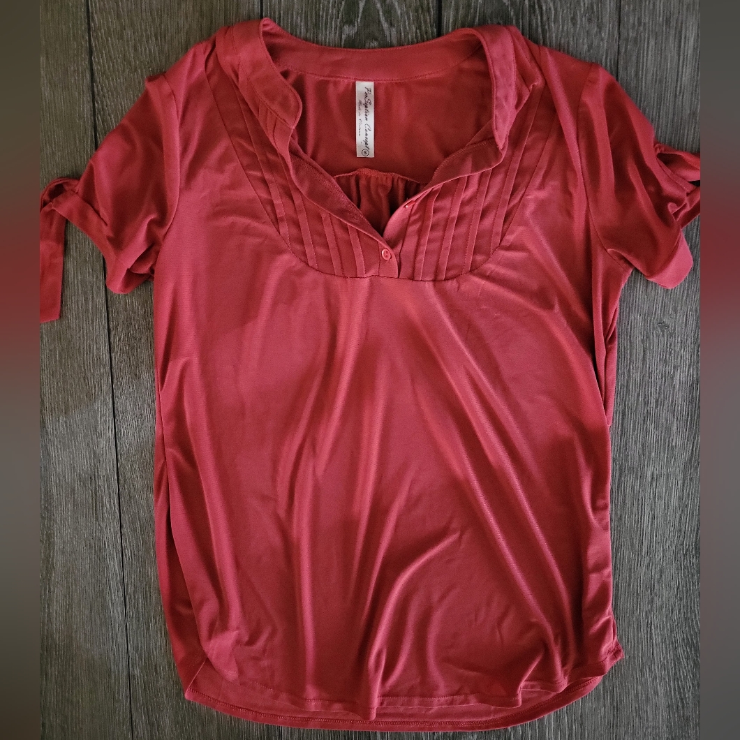 Perseption Concept Button Blouse